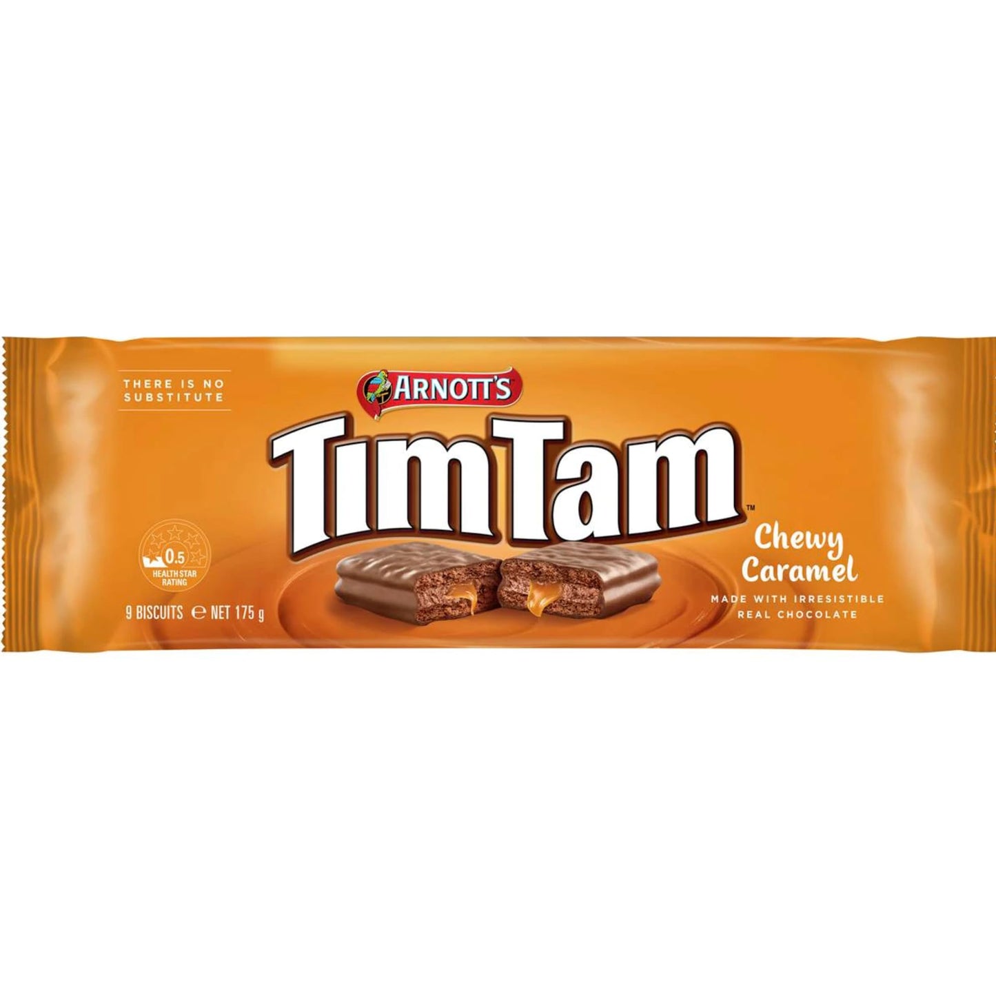 Tim Tam Chewy Caramel Chocolate Biscuits (175g)