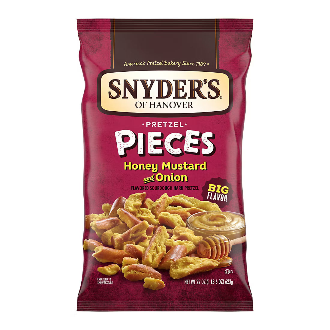 Snyder's Pretzel Pieces Honey, Mustard & Onion (110g)
