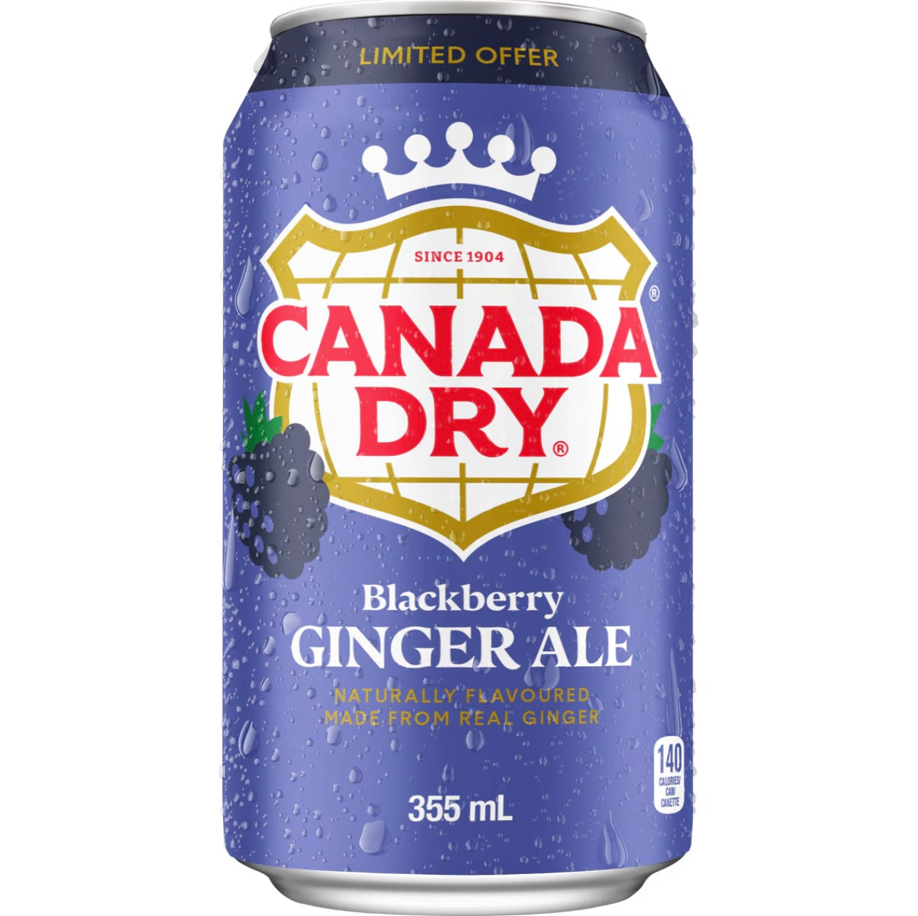 Canada Dry Blackberry Ginger Ale (355ml)