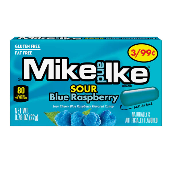 Mike and Ike Sour Blue Raspberry (22g)