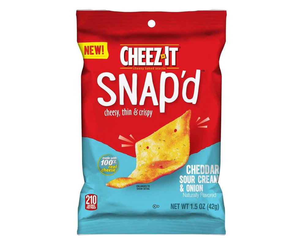 Cheez-It Snap'd Sour Cream And Onion (62g)