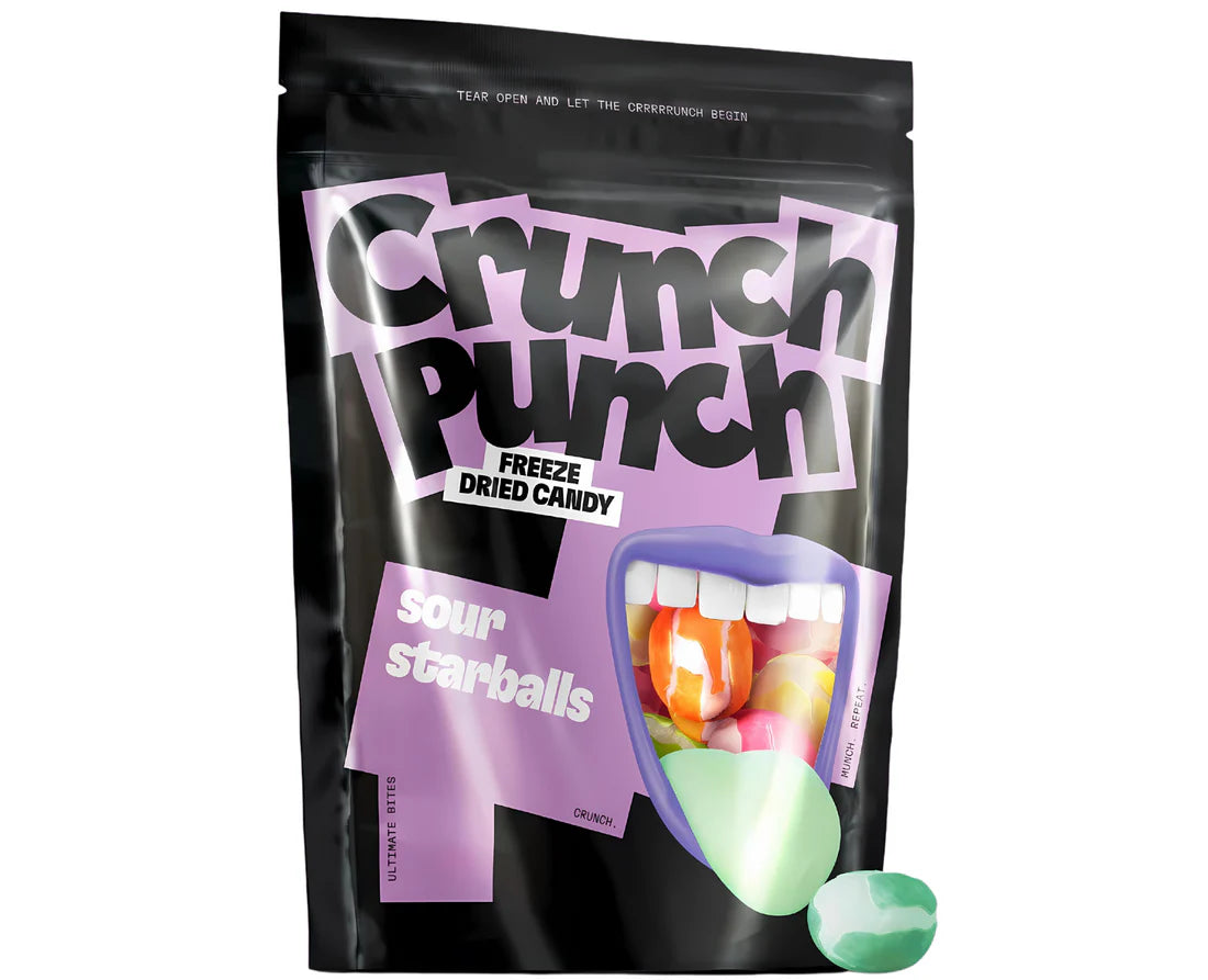 Crunch Punch Sour Starballs (100g)