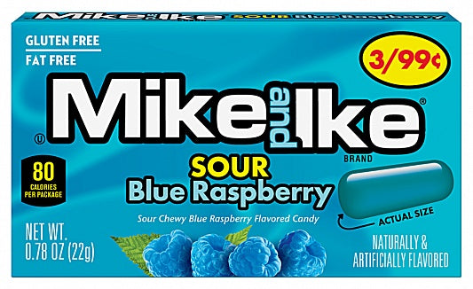 Mike and Ike Sour Blue Raspberry (22g)