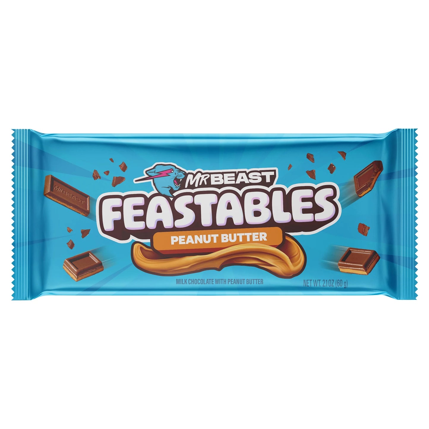 Feastables MrBeast Peanut Butter (60g)