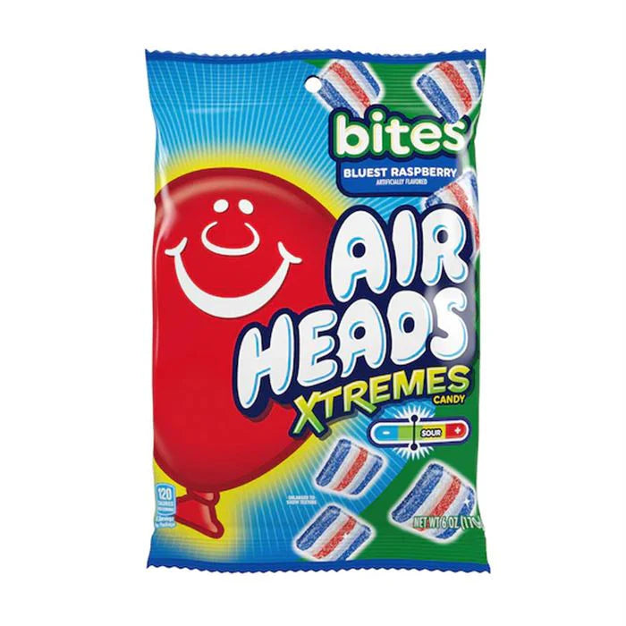 Airheads Xtremes Bites Blue Raspberry )170g)