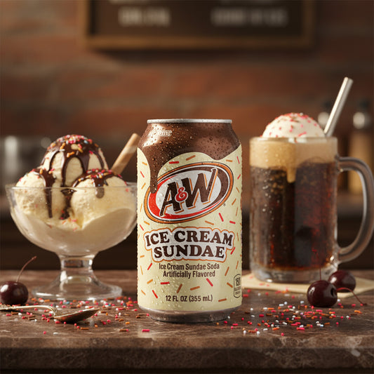 A&W Root Beer Ice Cream Sundae (355ml)