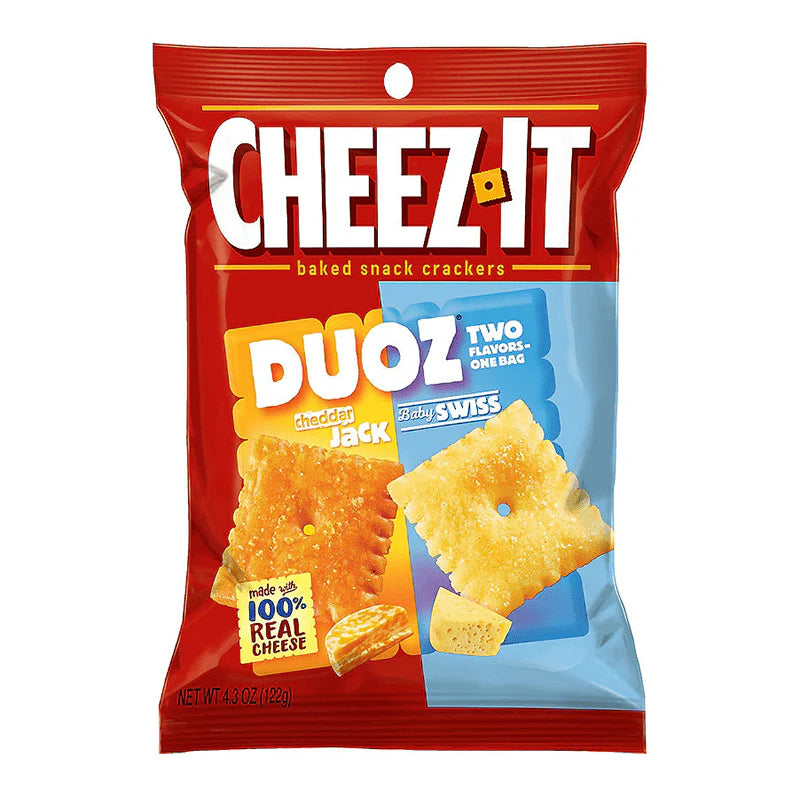 Cheez-It Duoz Cheddar Jack Baby Swiss (122g)