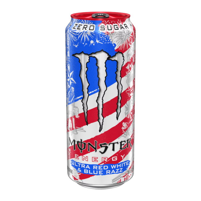 Monster Energy Ultra Red, White & Blue Razz (473ml)