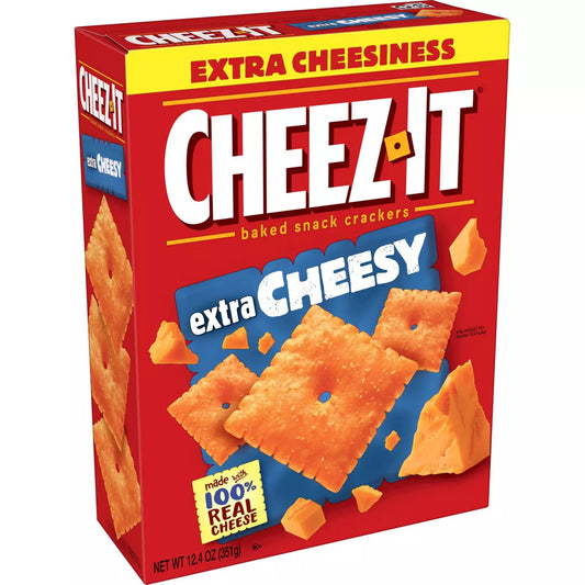 Cheez-It Baked Snack Crackers Extra Cheesy (200g)