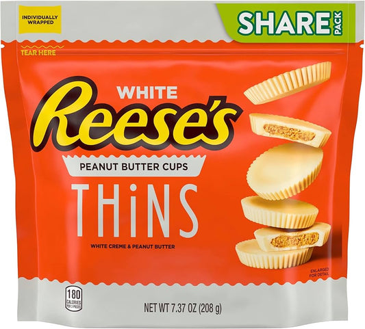 Reese's Peanut Butter Cups White Thins (208g)