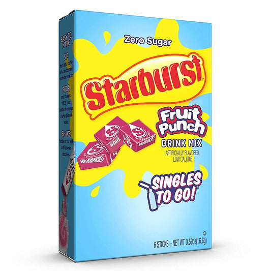 Starburst Singles To Go Fruit Punch (12g)