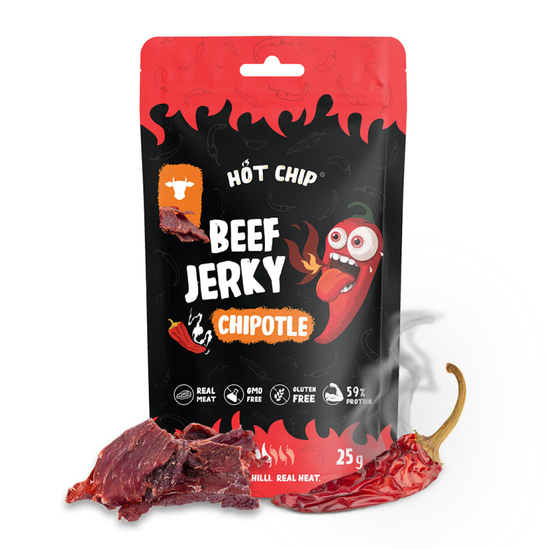 Hot Chip Beef Jerky Chipotle (25g)