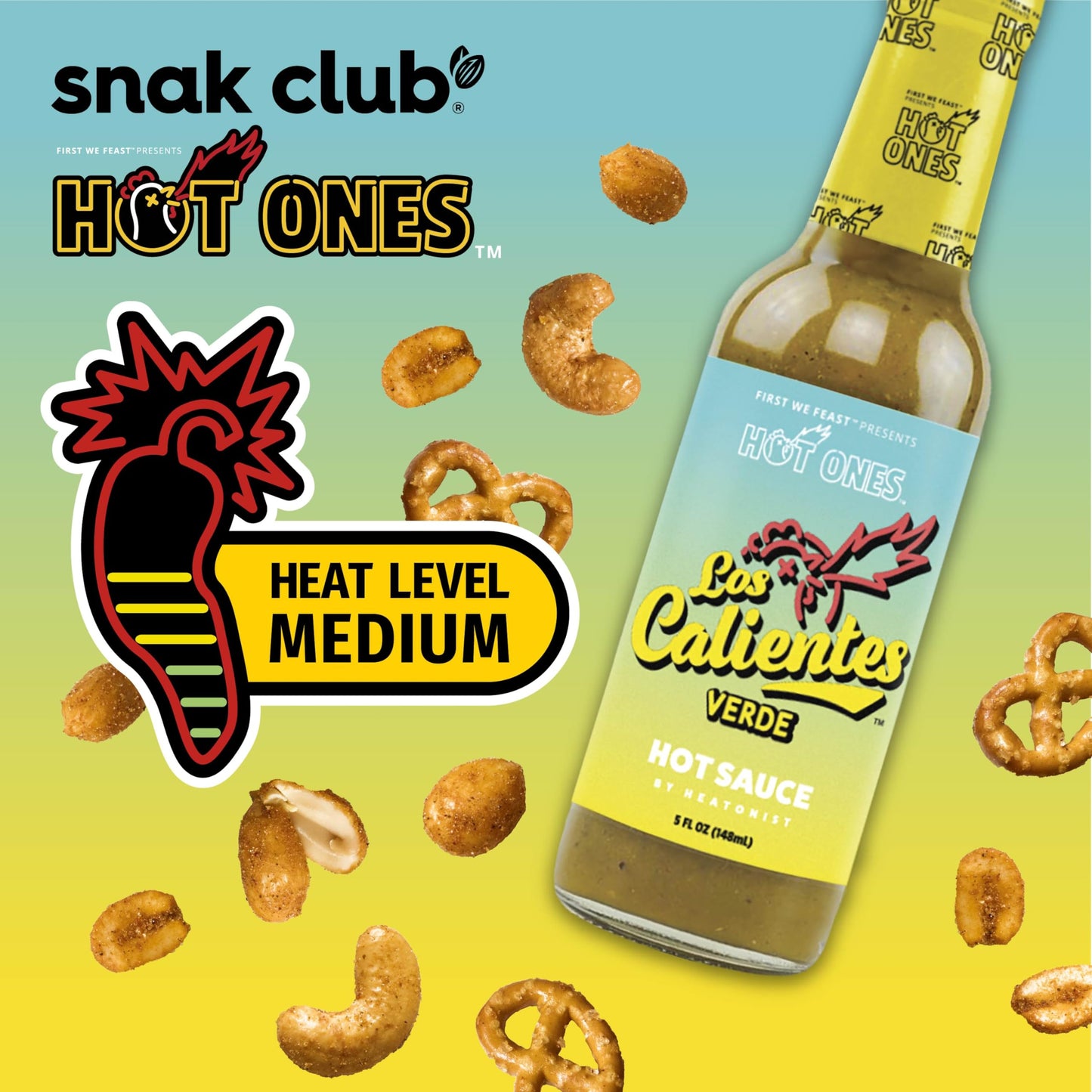 Snak Club x Hot Ones Smoky Sweet Snack Mix (57g)