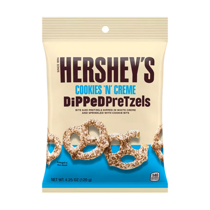 Hershey's Cookies 'N' Creme Dipped Pretzels (120g)