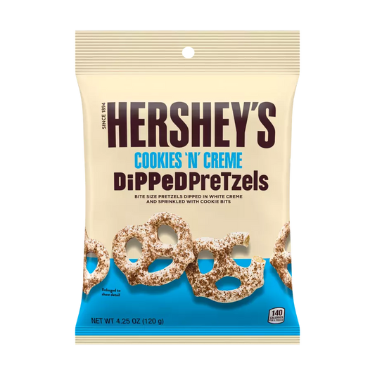Hershey's Cookies 'N' Creme Dipped Pretzels (120g)