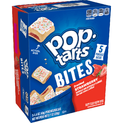 Pop-Tarts Bites Frosted Strawberry 5 Pack (200g)