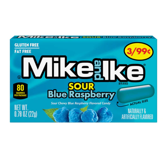 Mike and Ike Sour Blue Raspberry (22g)