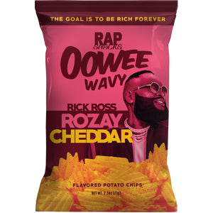 Rap Snacks Rick Ross Rozay Cheddar Oowee Wavy (71 g)