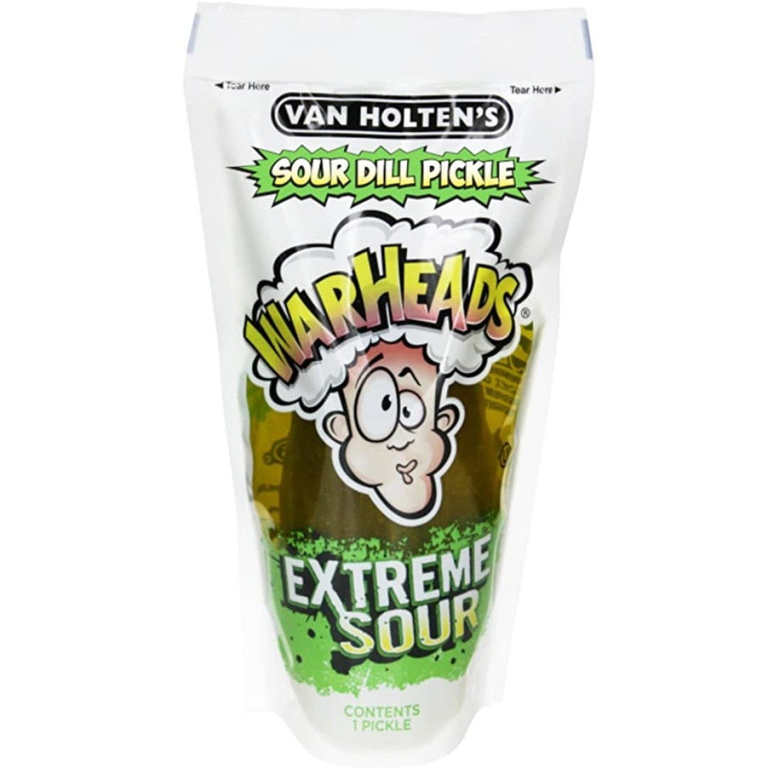 Van Holten's Warheads Sour Dill Jumbo Pickle (140g)