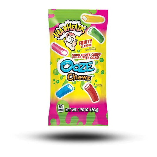 Warheads Ooze Chewz Ropes Sachet (50g)