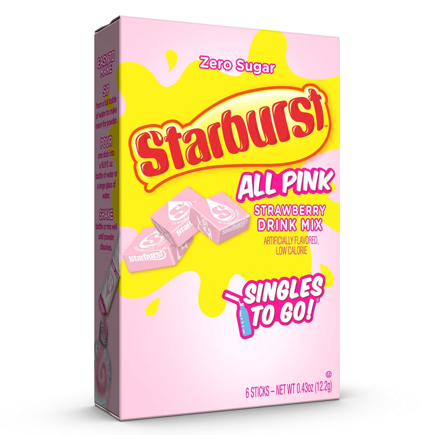 Starburst Singles To Go All Pink (12g)