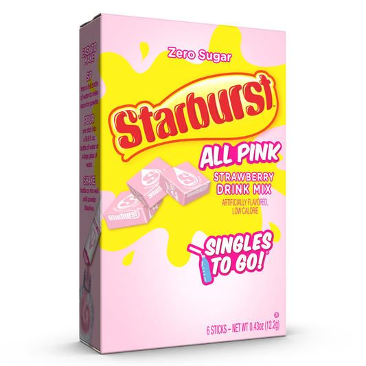 Starburst Singles To Go All Pink (12g)