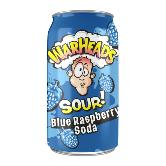 Warheads Sour Soda Blue Raspberry (355ml)