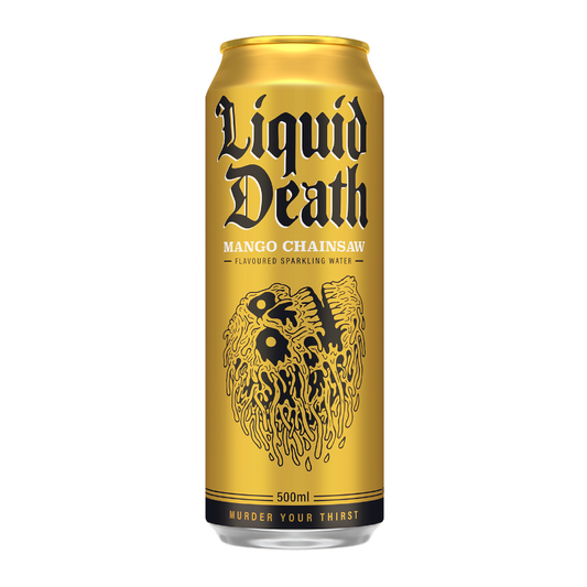 Liquid Death Mango Chainsaw (500ml)