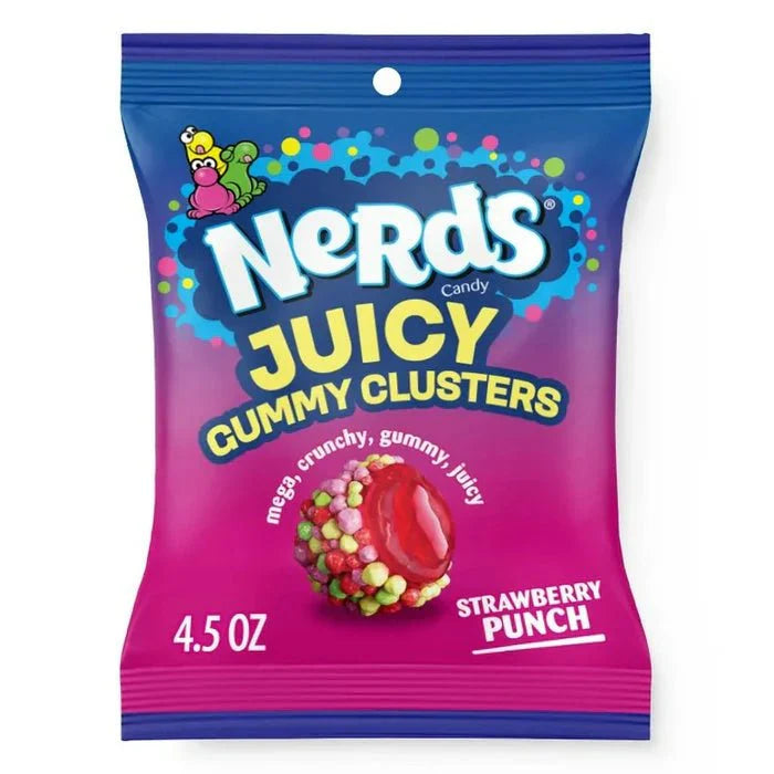 Nerds Juiced Gummy Clusters Strawberry Punch (127g)