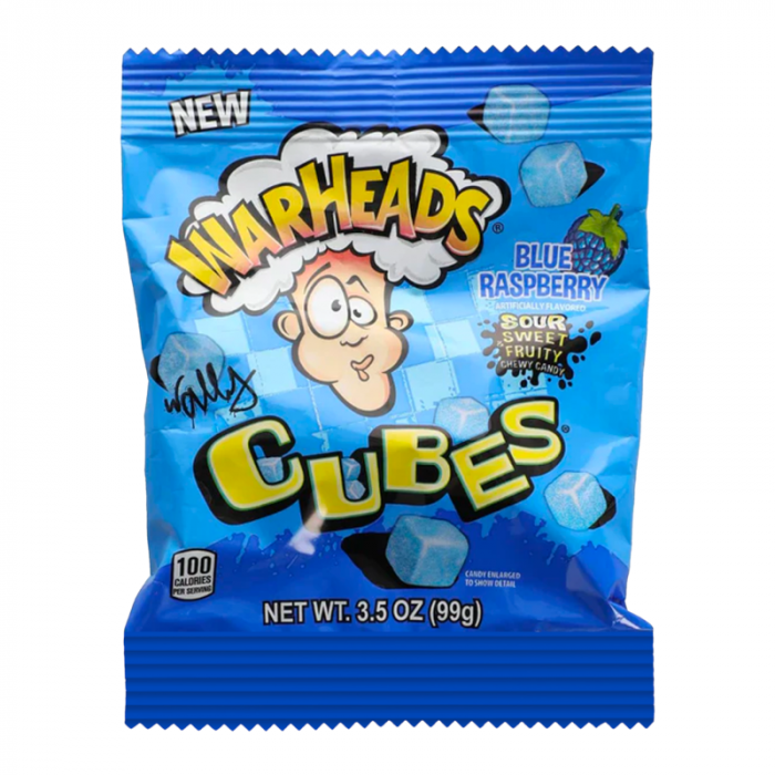 Warheads Cubes Blue Raspberry (99g)