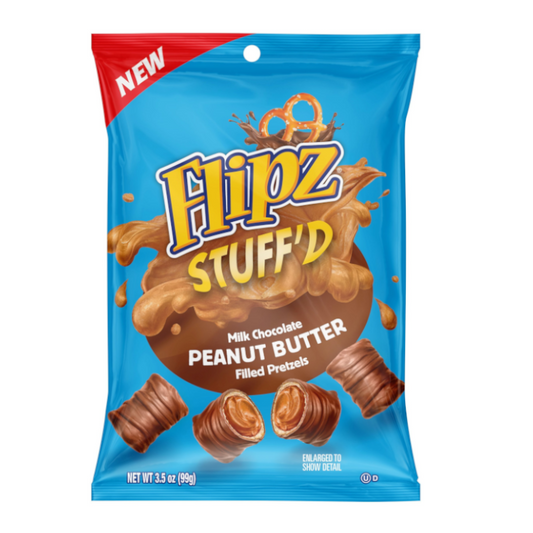 Flipz Stuff'd Peanut Butter Stuffed Pretzels (170g)